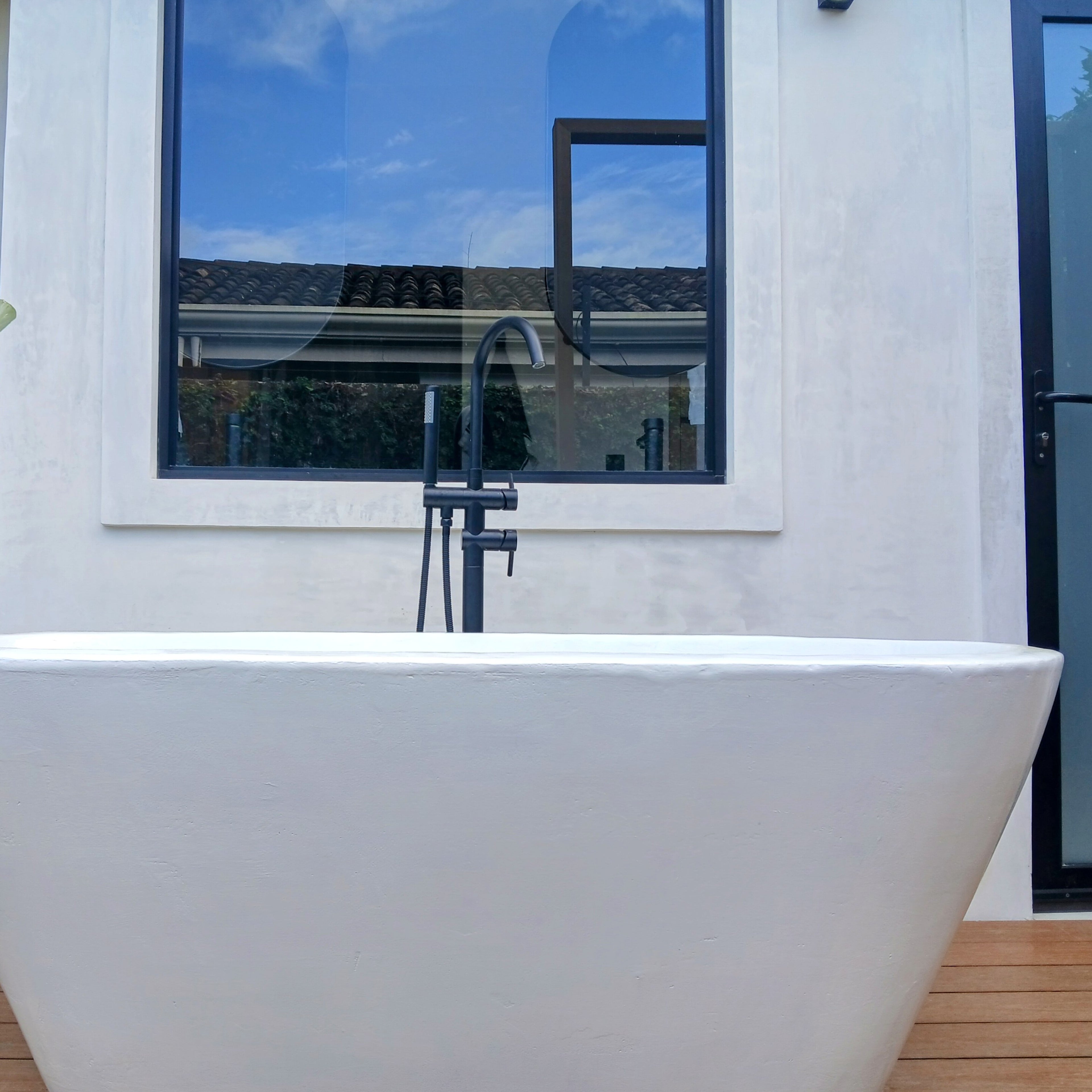 Installed White Tub