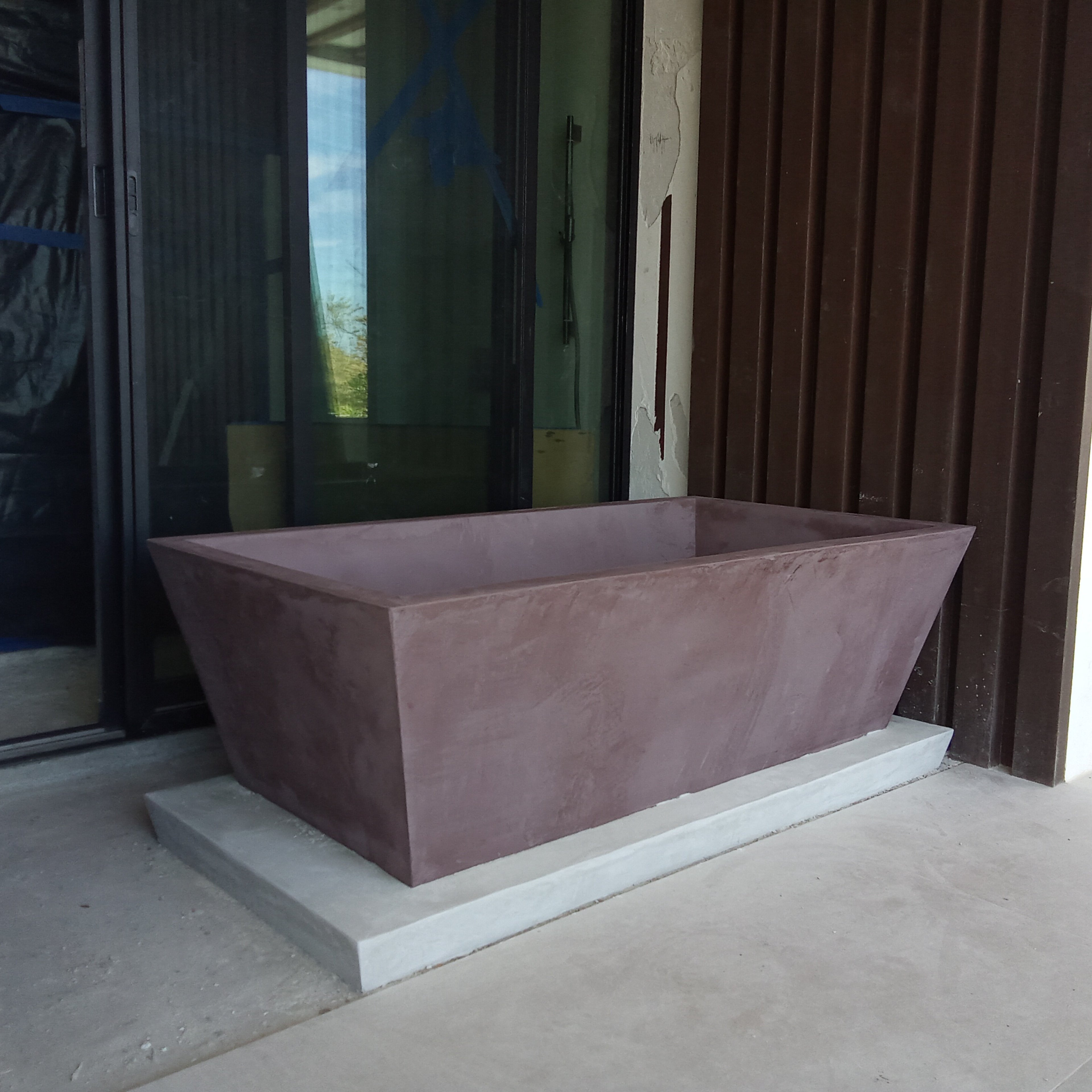 Insalled Rectangular Bath